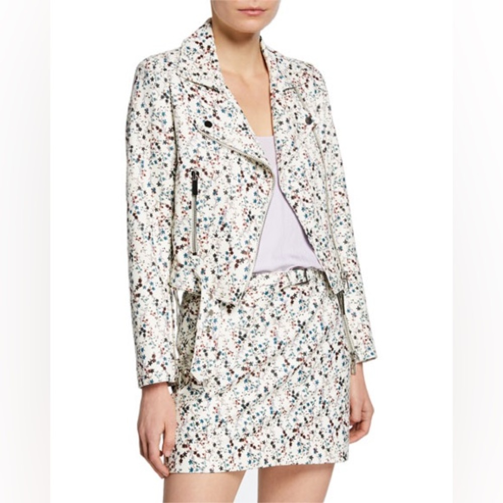 Nour Hammour "Daphne" Moto Leather Jacket